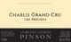 Charlene et Laurent Pinson Chablis Grand Cru Les Preuses 2021 750ml